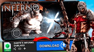 DANTES INFERNO DUBLADO EM PORTUGUÊS  PPSSPP  ATUALIZAÇÃO E GAMEPLAY [upl. by Winni]