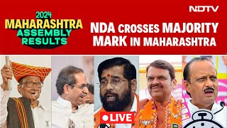 Maharashtra Election Result Update  NDA Crosses Majority Mark In Maharashtra [upl. by Jeminah]