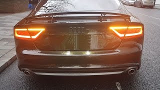 AUDI A7 S7 RS7  Semi Dynamic BlinkerModul  semi dynamic turn signal indicator  PlugampPlay  4G C7 [upl. by Niwrud]