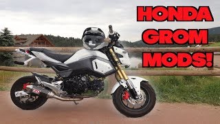 Best Honda Grom Mods [upl. by Streetman]