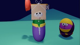 Is That A Plunger Stuck On Your Head  VeggieTales Animation [upl. by Yatnuahs118]