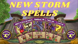 Wizard101  NEW Storm Roshambo Spells [upl. by Bruni87]