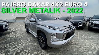 Review Mitsubishi New Pajero Sport Dakar 4X2 Silver Metalik 2022  in depth tour Indonesia [upl. by Bouchier]