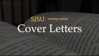 Cover Letters  Writing Center Quick Tips [upl. by Agnizn854]