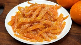 Perfect Homemade Candied Orange Peels Recipe  Ideal for Christmas [upl. by Scharaga]