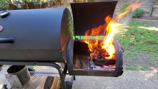 BBQ 101  How to Build a Fire in your Offset Smoker Firebox and Temperature Management offsetsmoker [upl. by Nhar]