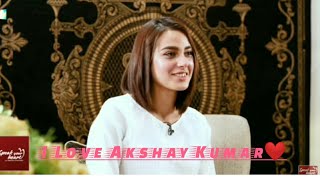 Iqra Aziz About Akshay Kumar [upl. by Guenna]