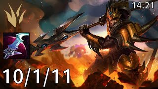 Jarvan IV Jungle vs Nocturne  EUW Master  Patch 1421 [upl. by Ava421]