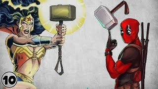 Top 10 Superheroes Who Can Lift Thor’s Hammer [upl. by Larochelle130]