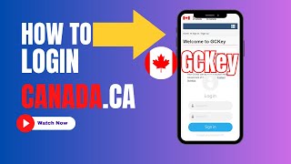 Canadaca Login⏬👇 How to Login into Your GCKey Account 2024  How to Sign in canadaca [upl. by Aurelie65]