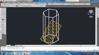 Sezione di un prisma a base esagonale con Autodesk Autocad [upl. by Melony]