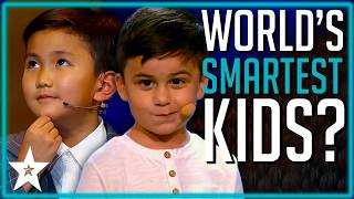 Smartest Kids in the World Child GENIUSES Who Won the GOLDEN BUZZER  Kids Got Talent [upl. by Paulo783]