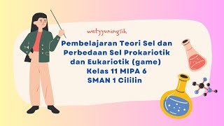 Pembelajaran Teori Sel dan Perbedaan Sel Prokariotik dan Eukariotik game Kelas 11 MIPA 6 [upl. by Acinorahs532]