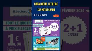 catalogue LECLERC de la semaine prochaine leclerc carrefour lidl aldi promo shorts arrivage [upl. by Nylatsyrk]