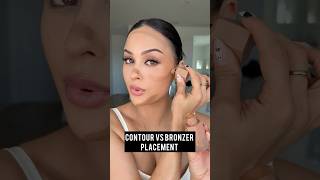 Contour Vs Bronzer Placement l Christen Dominique [upl. by Milburn]