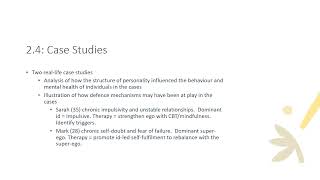 Psychodynamic Counselling  Introduction in 5 sessions  2 The Structure of Personality [upl. by Lemon]