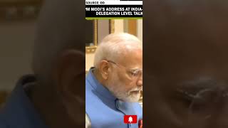 PM Modi Open Remarksat India Brunei darussalam Delegation talks🤝🔥 shorts [upl. by Ynahirb594]