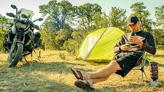 Beginner Tips For Solo Motorcycle Camping [upl. by Bithia372]