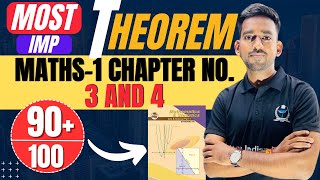 Most IMP Theorem of Maths1 Chapter 3 and 4 Class 12th newindianera [upl. by Holmes]