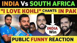 I LOVE VIRAT KOHLI CHANTS IN PAKISTAN INDIA VS SOUTH AFRICA TODAY MATCH PREDICTION  REAL TV VIRAL [upl. by Hasen]