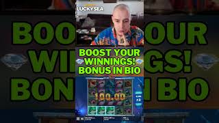 His Crazy Slot Winning Routine SpinAndWin Jackpot CasinoGames [upl. by Netsyrc273]