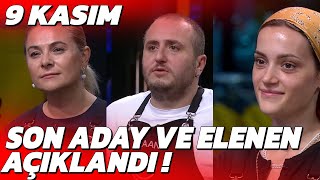 MasterChef Son Bölüm Potaya Giren Ve Elenen Yarışmacı Açıklandı  9 Kasım 2024 [upl. by Nedmac]