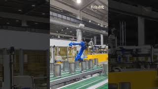 Yaskawa robot linear rail robot motion track automatic turnkey solution [upl. by Giffy139]