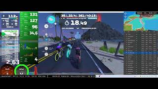 Tour of Watopia 2024  Stage 5  Waisted 8 amp Loopin Lava [upl. by Nivlen]