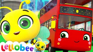 Wheels On The Bus  Lellobee by CoComelon  Sing Along  Nursery Rhymes and Songs for Kids [upl. by Northey]