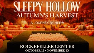 SLEEPY HOLLOW AUTUMNS HARVEST at Rockefeller Center 🎃 A Spooky Magical Experience in New York City [upl. by Eigla]