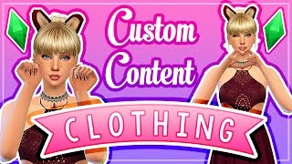 The Sims 4 CC Finds  Clothing and Accessories ♥ 85 CC downloads [upl. by Ayokal]