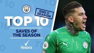 Top 10 Premier League Saves of the Season  Ederson Golden Glove [upl. by Notgnirrac]