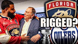 THE FINALS ARE RIGGED EDMONTON OILERS BLOW THE LEAD IN GAME 2 FLORIDA PANTHERS WIN Stanley Cup [upl. by Akemak]