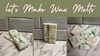 Making Snap Bar Wax Melts  First Time [upl. by Aicilef]