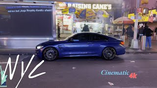 Driving My BMW M4 to NYC  M Car Cruise  Cinematic 4K [upl. by Curson]