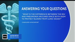 Whats the difference between RSV and pneumonia vaccines Dr Mallika Marshall answers your question [upl. by Ahsein840]