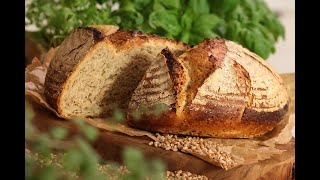 Dinkelbrot mit Sauerteig [upl. by Gnagflow626]