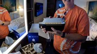 Back on the Disney Wish Deluxe Family Oceanview Stateroom with Verandah [upl. by Littlejohn]