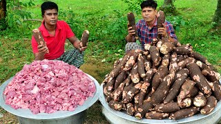 കപ്പ ബിരിയാണി  Yummy Tapioca Biryani  Indian Kerala Style Kappa Biryani  Cooking Skill [upl. by Amelia]