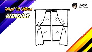 How to draw a Window step by step [upl. by Olivie]