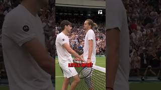 What did Zverev say to Fritz at the net 🤝 wimbledon tennis [upl. by Nahaj]