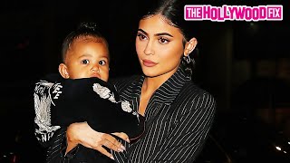 Kylie Jenner amp Stormi Webster Enjoy A MommyDaughter Dinner Date Before Bedtime At Nobu In New York [upl. by Niamert]