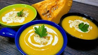 DELICIOSA crema de auyama  como hacer crema de calabaza quedateencasa [upl. by Pansy366]