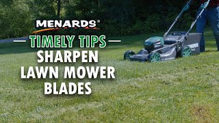 How To Sharpen a Lawn Mower Blade [upl. by Niobe]