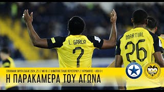 Η παρακάμερα του αγώνα Ατρόμητος – ΑΕΚ 01  AEK FC [upl. by Soloma869]