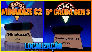 LOCALIZAÇÃO MUSTANG 5º CAUDA GEN 3 E BOSS MINAKAZE NO SHINDO LIFE E COMO SOLAR [upl. by Egiedan]