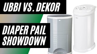 Ubbi vs Dekor Diaper Pail Review Top Rated Diaper Pails Compared [upl. by Gora]