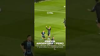 MESSI DIBU MARTÍNEZ PAREDES Y DE PAUL EN LA PREVIA DE ARGENTINAPERÚ 🇦🇷❤️‍🔥 UrbanaPlay [upl. by Zephaniah]