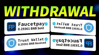 How To Withdraw Money From Faucetpay To Trust Wallet StepbyStep guide [upl. by Poree27]