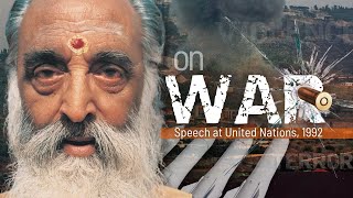 On War  United Nation Day  Peace Building  Swami Chinmayananda [upl. by Nanaj38]